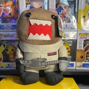 Domo Ghostbuster Stuffed Animal - Brown and Black